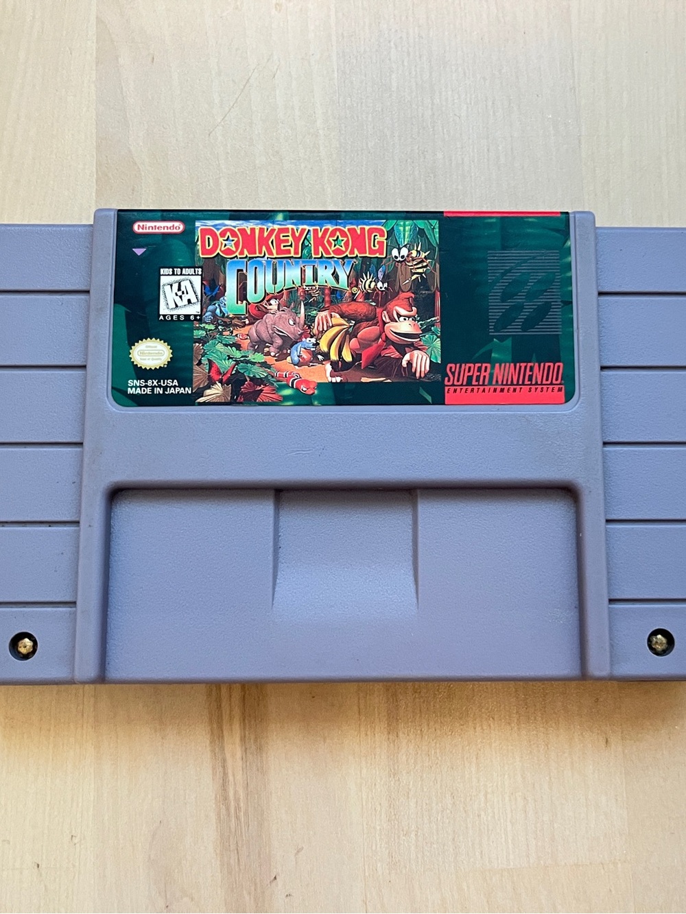 Donkey Kong Country SNES Authentic Tested Working